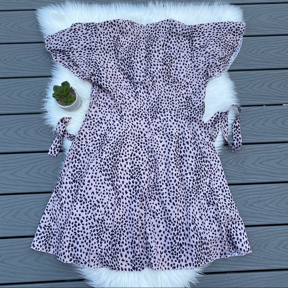Cheetah Ruffle Dress - Picture 2 of 3